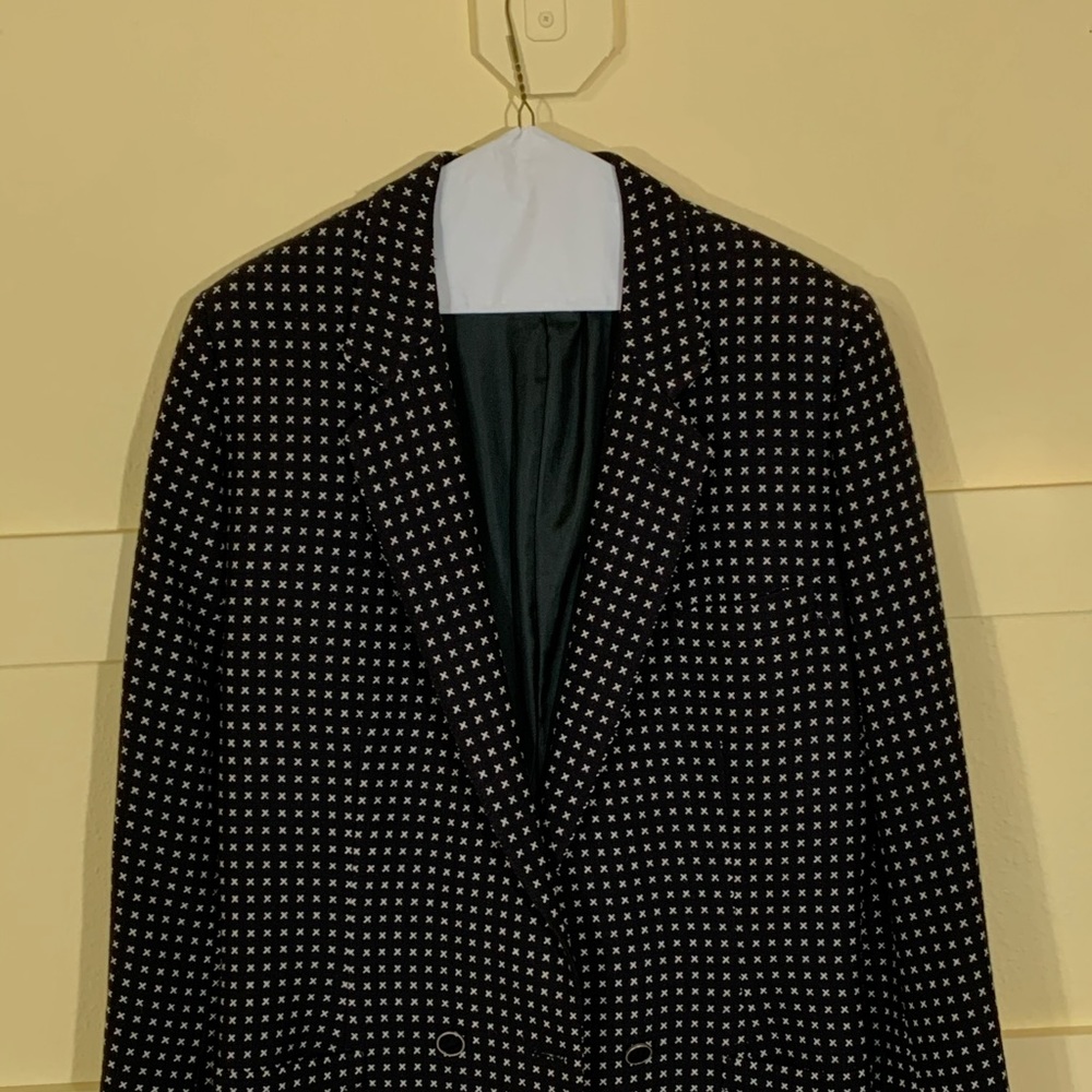 Mens blazer black and white GianniVersace Couture
